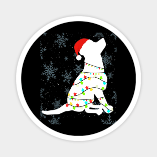 Christmas Lights Labrador Retriever Magnet